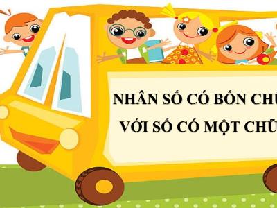 Bài giảng lớp 3 môn Toán học - Nhân số có bốn chữ số với số có một chữ số