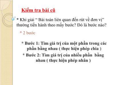 Bài giảng môn học Toán 3 - Luyện tập trang 120