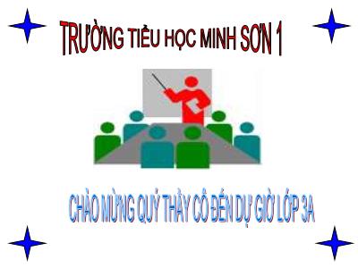 Bài giảng môn Toán 3 - Hình chữ nhật