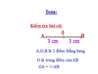 Bài giảng môn Toán 3 - Tiết 107: Hình tròn. Tâm. Đường kính. Bán kính