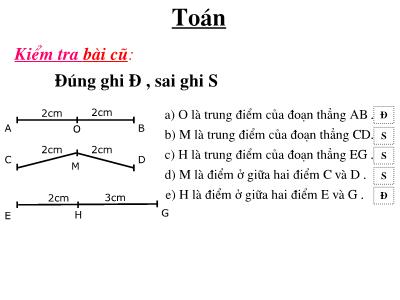 Bài giảng môn Toán lớp 3 - Luyện tập (trang 99)