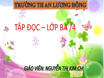 Bài giảng Toán 3 - Bảng nhân 7 - Giáo viên: Nguyễn Thị Kim Chi