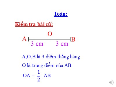 Bài giảng Toán 3 - Hình tròn, tâm, đường kính, bán kính (Sách giáo khoa toán trang 110)