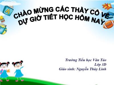 Bài giảng Toán 3 - Luyện tập trang 138 - Giáo sinh: Nguyễn Thùy Linh