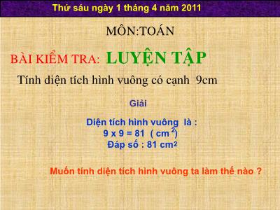 Bài giảng Toán 3 - Phép cộng trong phạm vi 100000