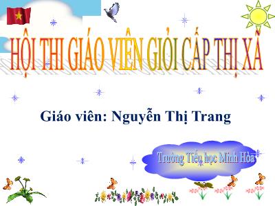 Bài giảng Toán 3 - So sánh các số trong phạm vi 10 000 - Giáo viên: Nguyễn Thị Trang