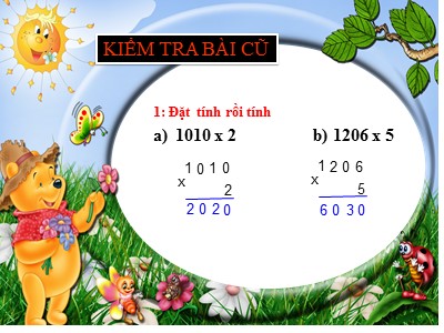 Bài giảng Toán 3 - Tiết 117: Chia số bốn chữ số cho số có một chữ số (tr. 117)