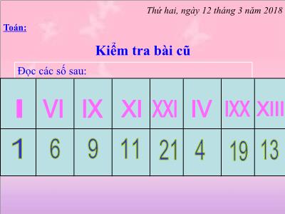 Bài giảng Toán 3 - Tiết 119: Luyện tập