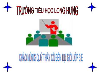 Bài giảng Toán học 3 - Hình chữ nhật