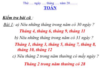 Bài giảng Toán học khối 3 - Nhân số có bốn chữ số với số có một chữ số