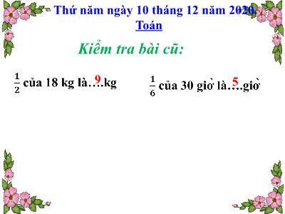 Bài giảng Toán khối 3 - Chia số có hai chữ số cho số có một chữ số