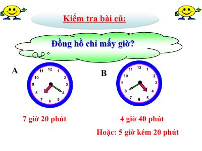 Bài giảng Toán lớp 3 - Luyện tập (trang 17)