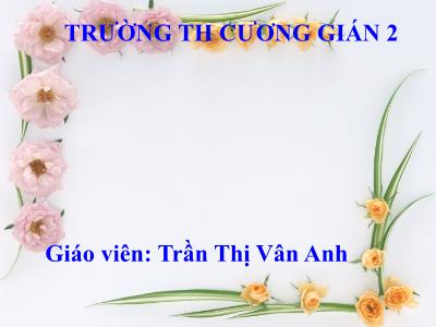 Bài giảng Toán lớp 3 - Ôn tập các bảng nhân