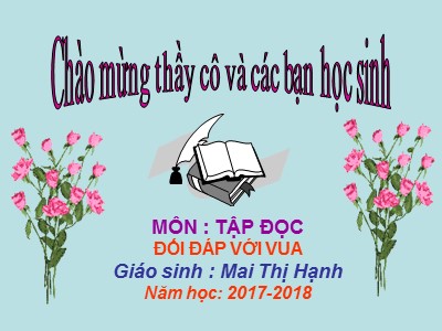 Bài giảng Tiếng VIệt 3 - BÀI 24C: Các bạn nhỏ thật tài giỏi ! (tiết 1)