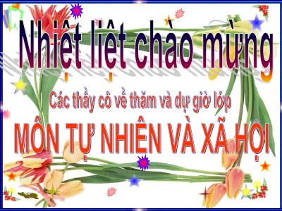 Bài giảng môn học Tự nhiên & xã hội 3 - Bài 11: Vệ sinh cơ quan bài tiết nước tiểu