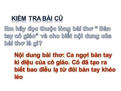 Bài giảng môn Tập đọc + Kể chuyện 3 - Tuần 22: Nhà bác học và bà cụ