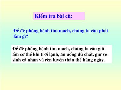 Bài giảng môn Tự nhiên & xã hội 3 - Bài 10: Hoạt động bài tiết nước tiểu