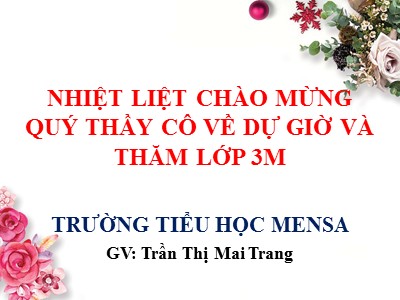 Bài giảng Tập đọc 3 - Cửa Tùng - GV: Trần Thị Mai Trang