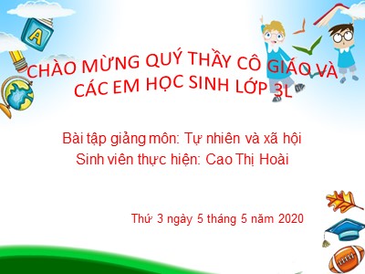 Bài giảng Tự nhiên và xã hội 3 - Bài 41, 42: Thân cây - SV: Cao Thị Hoài