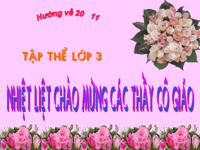 Bài giảng Tự nhiên & xã hội 3 - Bài 19: Các thế hệ trong một gia đình