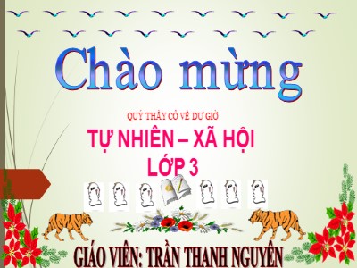 Bài giảng Tự nhiên & xã hội 3 - Hoa (trang 90) - Giáo viên: Trần Thanh Nguyên