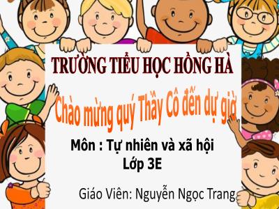 Bài giảng Tự nhiên & xã hội 3 - Hoạt động thần kinh (tiếp theo) - Giáo Viên: Nguyễn Ngọc Trang