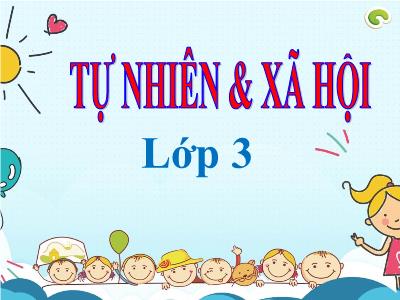 Bài giảng Tự nhiên & xã hội 3 - Phòng bệnh đường hô hấp