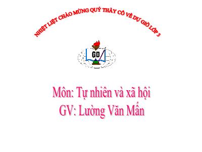 Bài giảng Tự nhiên & xã hội 3 - Tiết 14: Hoạt động thần kinh (tiếp theo) - GV: Lường Văn Mấn