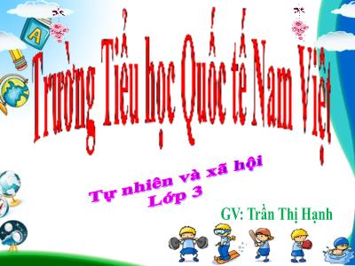 Bài giảng Tự nhiên & xã hội 3 - Tiết 6: Máu và cơ quan tuần hoàn - GV: Trần Thị Hạnh