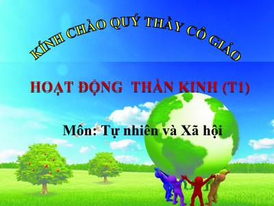 Bài giảng Tự nhiên & xã hội lớp 3 - Hoạt động thần kinh (t1)