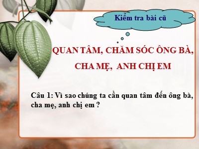 Bài giảng Đạo đức lớp 3 - Chia sẻ vui buồn cùng bạn (tiết 1)