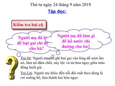 Bài giảng môn Tập đọc 3 - Ông ngoại (SGK/34) - Theo Nguyễn Việt Bắc