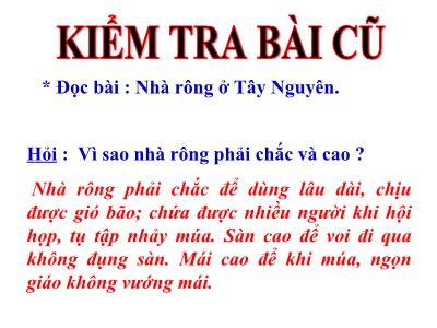 Bài giảng Tập đọc - Kể chuyện 3: Đôi bạn