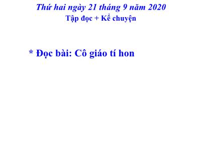 Bài giảng Tập đọc + Kể chuyện khối 3 - Chiếc áo len