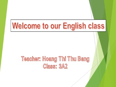 Bài giảng Tiếng Anh 3 - Unit 3: This is Tony - Lesson 3: 4,5,6 page 23 - Teacher: Hoang Thi Thu Bang