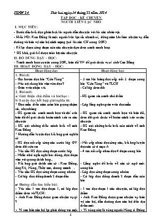 Giáo án Tổng hợp các môn Lớp 3 - Tuần 14 - Năm học 2014-2015