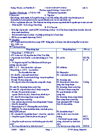 Giáo án Tổng hợp các môn Lớp 3 - Tuần 15 - Năm học 2012-2013 - Dương Thành Mỹ