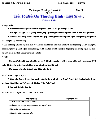 Giáo án Tổng hợp các môn Lớp 3 - Tuần 16 - Năm học 2020-2021 - Mai Thanh Sen