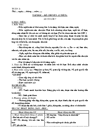 Giáo án Tổng hợp các môn Lớp 3 - Tuần 2 (Bản chuẩn kiến thức)