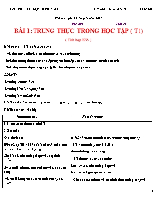 Giáo án Tổng hợp các môn Lớp 3 - Tuần 21 - Năm học 2020-2021 - Mai Thanh Sen