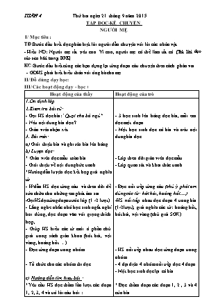 Giáo án Tổng hợp các môn Lớp 3 - Tuần 4 - Năm học 2015-2016