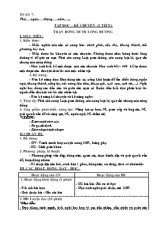 Giáo án Tổng hợp các môn Lớp 3 - Tuần 7 (Bản đẹp)