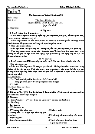 Giáo án Tổng hợp các môn Lớp 3 - Tuần 7 - Năm học 2018-2019 - Tào Thị Kim Dung