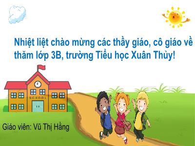 Bài giảng Tiếng Việt Lớp 3 (Kết nối tri thức) - Bài 1: Bầu trời - Vũ Thị Hằng