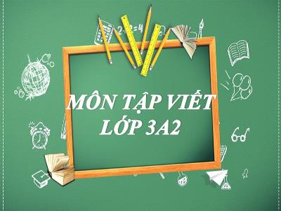 Bài giảng Tiếng Việt 3 - Tập viết: Ôn chữ hoa C (Tiếp theo) - NH 2021-2022 (GV: Nguyễn Thị Hằng)