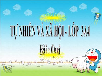Bài giảng TNXH 3 - Bài 48: Quả - NH 2021-2022