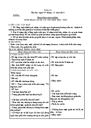 Kế hoạch bài dạy Lớp 3 - Tuần 16 NH 2022-2023 (GV: Đặng Thị Mến)