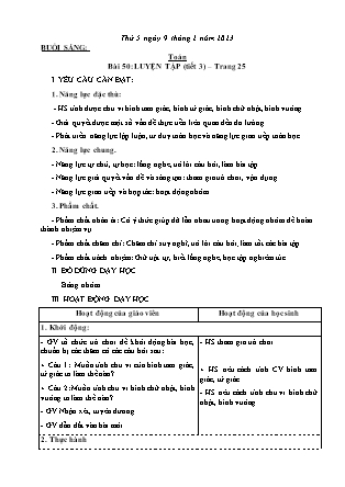 Kế hoạch bài dạy Lớp 3 - Tuần 21 (Tiếp) NH 2022-2023 (GV: Đặng Thị Mến)