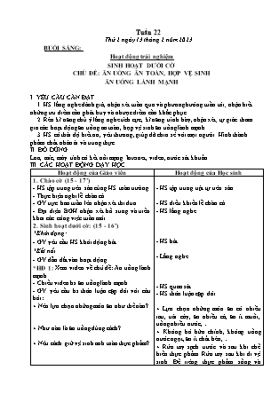 Kế hoạch bài dạy Lớp 3 - Tuần 22 NH 2022-2023 (GV: Nguyễn Thị Hằng)