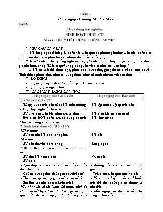 Kế hoạch bài dạy Lớp 3 - Tuần 8 NH 2022-2023 (GV: Hoàng Thị Thủy)